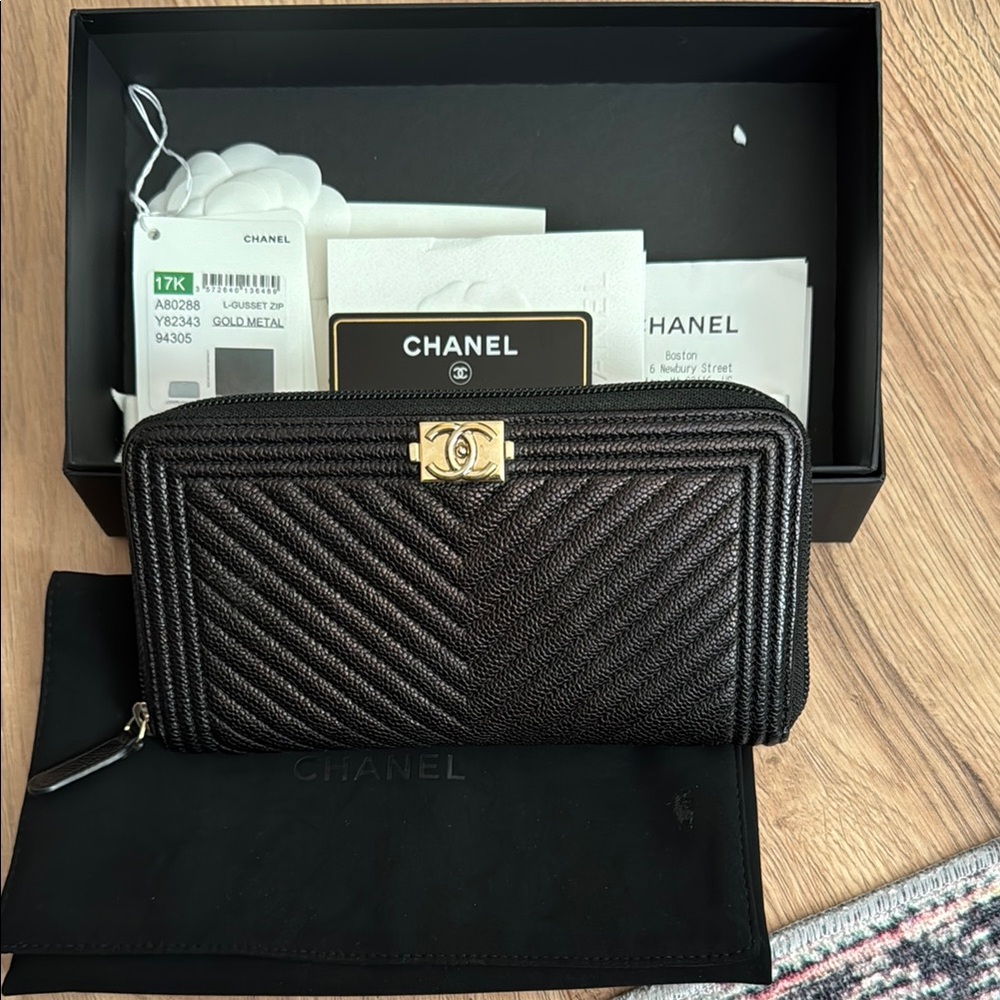Chanel Black Wallet